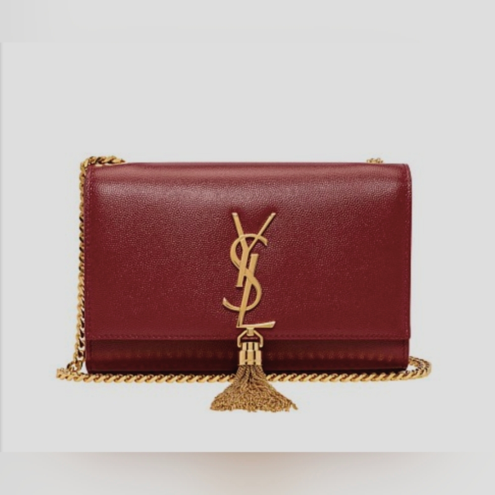 YSL KATE OPYUM RED LEATHER CROSSBODY BAG